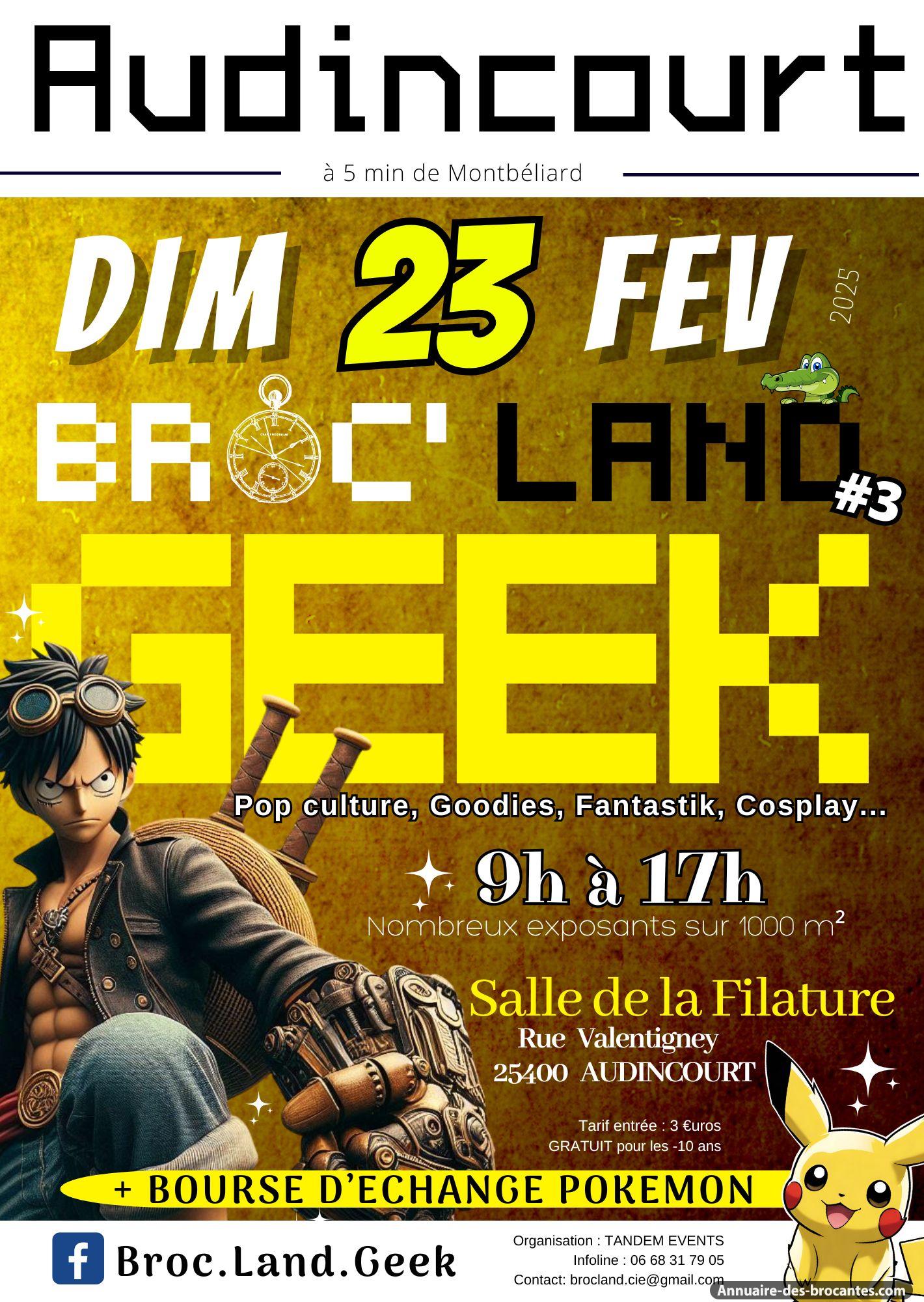 Affiche de Brocante à Audincourt
