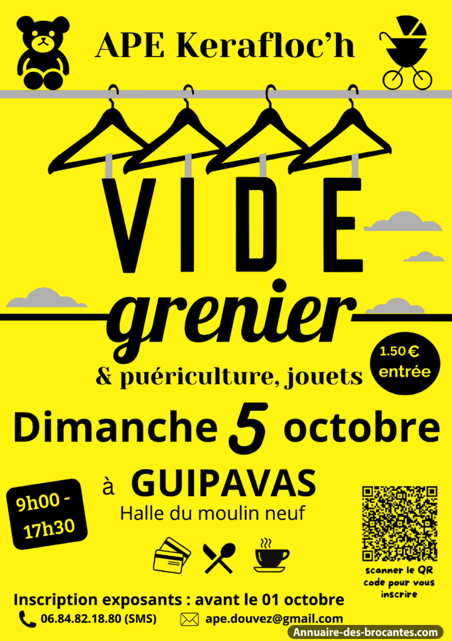 Affiche de Vide-greniers à Guipavas