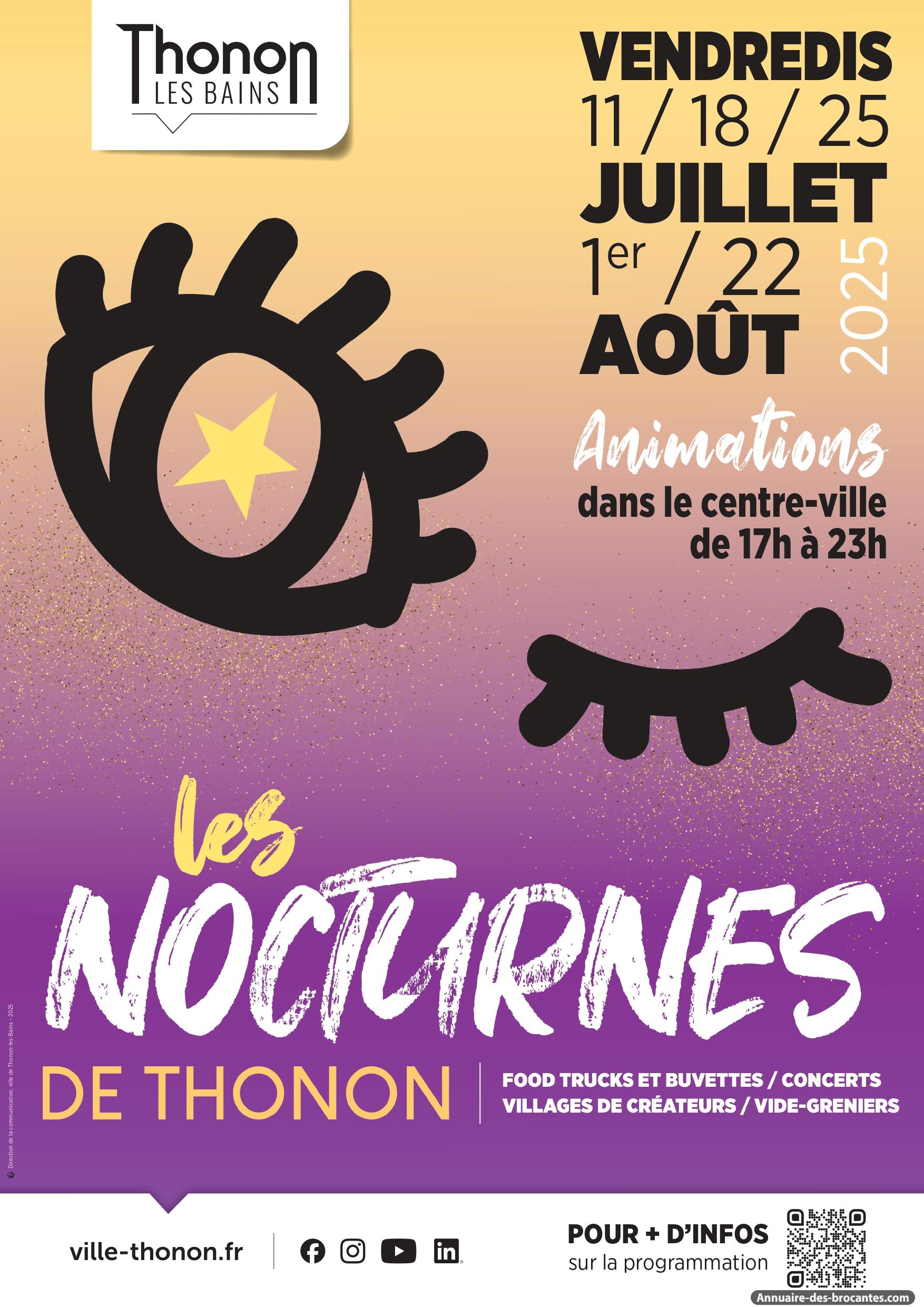Affiche de Vide-greniers à Thonon-les-Bains